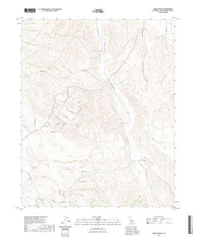 Shedd Canyon, CA (2021, 24000-Scale) Preview 1