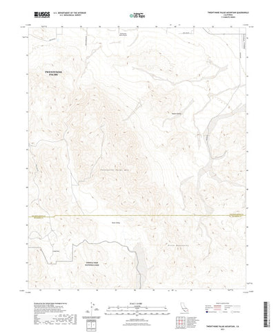 Twentynine Palms Mountain, CA (2021, 24000-Scale) Preview 1