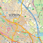 Soproni-hegység turista-biciklis térkép, Sopron hills /Ödenburger Gebirge