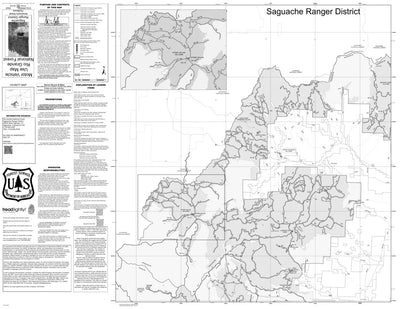 Rio Grande NF - Saguache Ranger District (West Half) - MVUM Preview 1