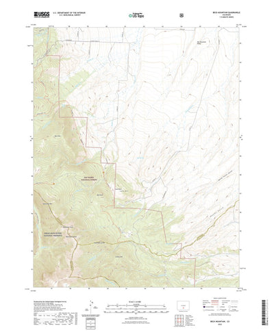 Beck Mountain, CO (2022, 24000-Scale) Preview 1