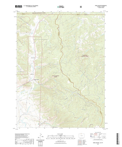 Kings Canyon, CO (2022, 24000-Scale) Preview 1
