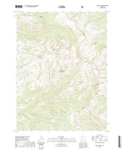 Mount Zirkel, CO (2022, 24000-Scale) Preview 1