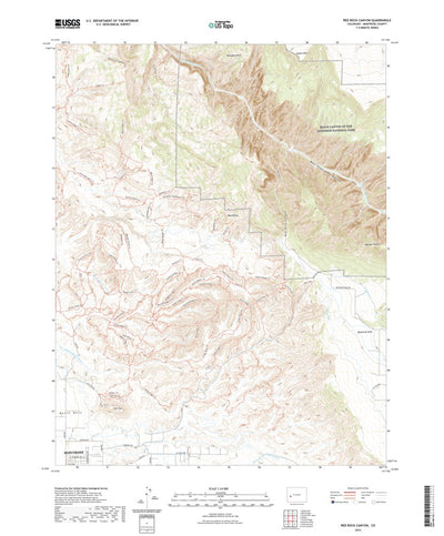 Red Rock Canyon, CO (2022, 24000-Scale) Preview 1