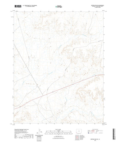 Sentinel Peak SW, CO (2022, 24000-Scale) Preview 1