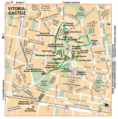 Espana Norte : Pais Vasco / Euskadi, Navarra, La Rioja - Vitoria-Gasteiz