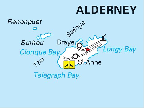 Wales, South West England, Midlands - Alderney