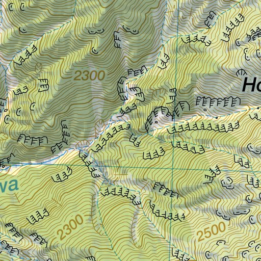 Kiso-Komagatake 木曽駒ヶ岳 Hiking Map (Chubu, Japan) 1:25,000 by 