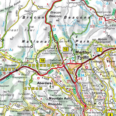 Wales, South West England, Midlands