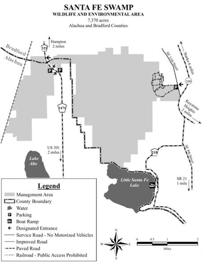 Santa Fe Swamp WEA Brochure Map