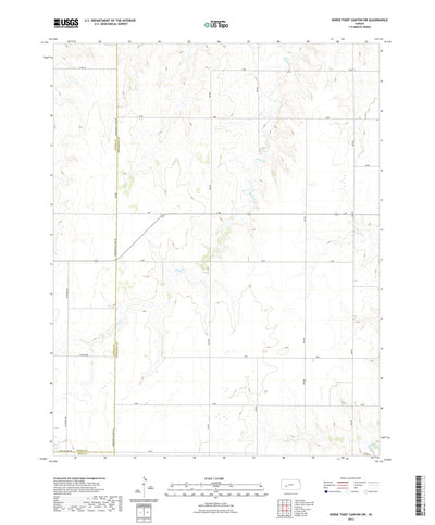 Horse Thief Canyon SW, KS (2022, 24000-Scale) Preview 1