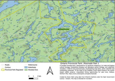 Ontario Provincial Park: Missinaibi Map Bundle
