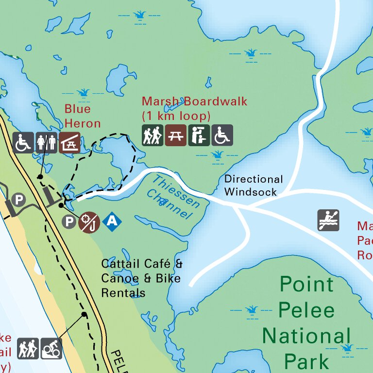 SOON65 Point Pelee National Park Southern Ontario Topo Map by