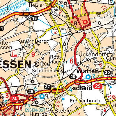 Allemagne Centre-Ouest - Ruhrgebiet