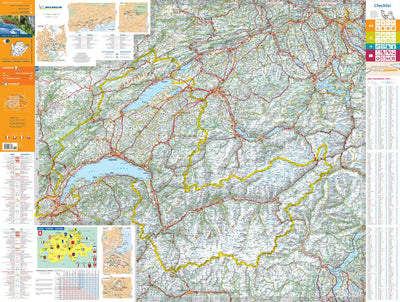 Suisse / Schweiz / Svizzera Sud-Ouest / Süd-West / Sud-Ovest - Main