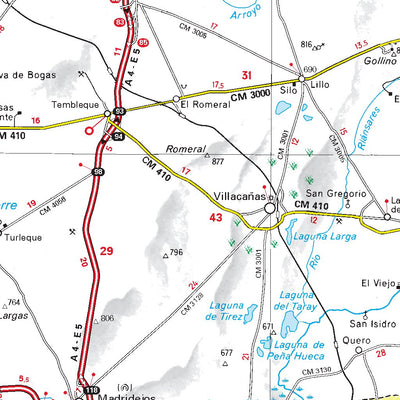 Espana Centro : Extremadura, Castilla-La Mancha, Madrid - Main