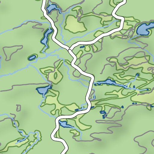 Ontario Nature Reserve ChapleauNemegosenda River Map Bundle by Xavier