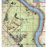Map of the 600 hectares Municipal Reserve, Puerto Iguazú, Misiones, Argentina