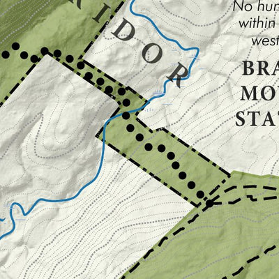 RRCT Bradbury-Pineland Corridor & Elmwood Trail Map (Pownal)