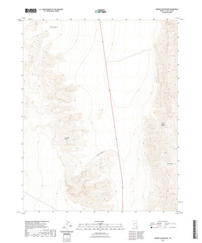 Arrow Canyon NW, NV (2021, 24000-Scale) Preview 1