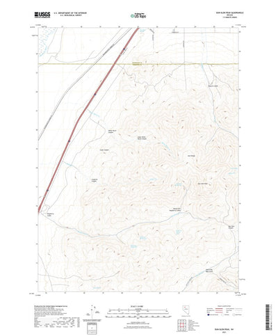 Dun Glen Peak, NV (2021, 24000-Scale) Preview 1