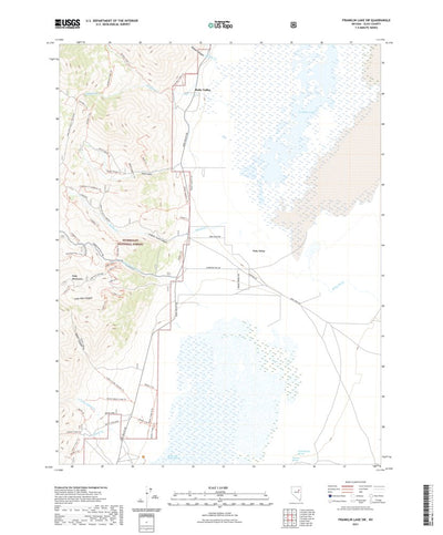 Franklin Lake SW, NV (2021, 24000-Scale) Preview 1