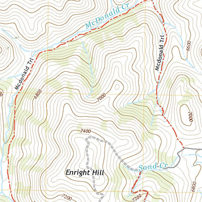 Hicks Mountain, NV (2021, 24000-Scale) Preview 3