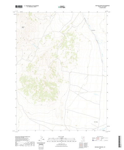 High Bald Peaks NE, NV (2021, 24000-Scale) Preview 1
