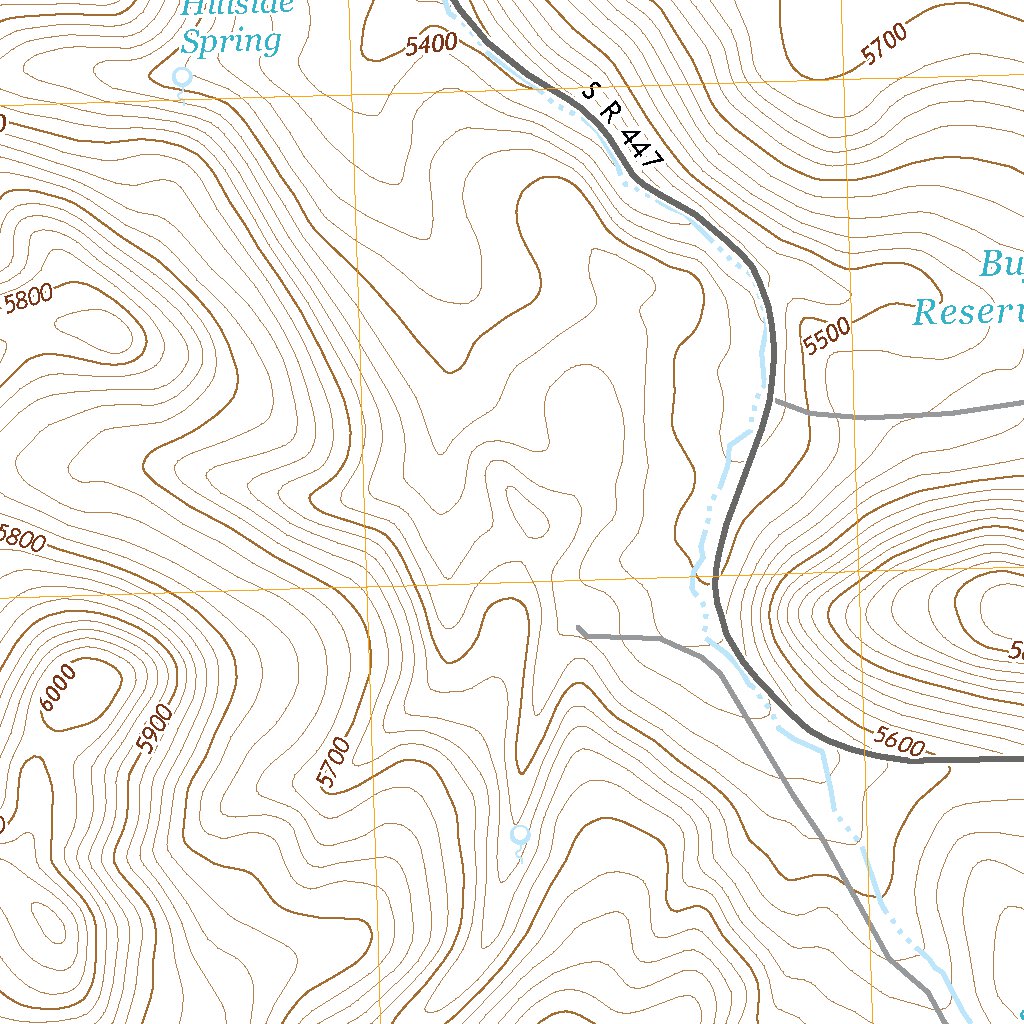 Hillside Spring, NV (2021, 24000-Scale) Map by United States Geological ...