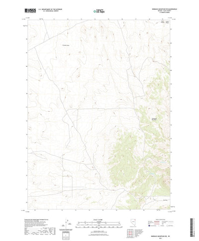Ninemile Mountain SW, NV (2021, 24000-Scale) Preview 1