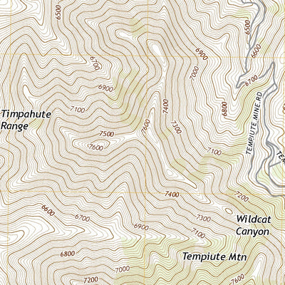 Tempiute Mountain North, NV (2021, 24000-Scale) Preview 3