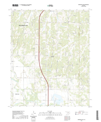 Horseshoe Lake, OK (2022, 24000-Scale) Preview 1