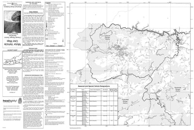 Motor Vehicle Use Map, MVUM, Cheoah District, Nantahala National Forest