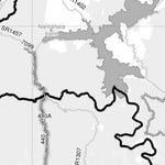 Motor Vehicle Use Map, MVUM, Cheoah District, Nantahala National Forest