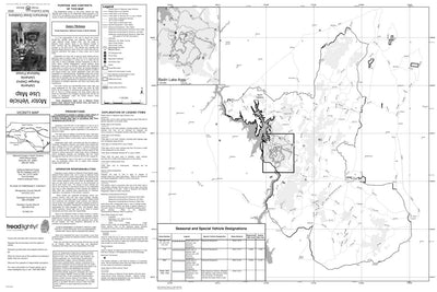Motor Vehicle Use Map, MVUM, Uwharrie National Forest
