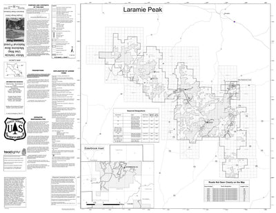 Medicine Bow NF - Douglas Ranger District - Laramie Peak - MVUM Preview 1