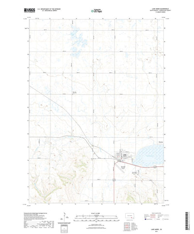 Lake Andes, SD (2021, 24000-Scale) Preview 1