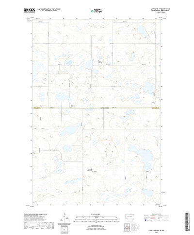 Long Lake NW, SD (2021, 24000-Scale) Preview 1