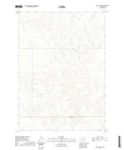 Long Valley NW, SD (2021, 24000-Scale) Preview 1