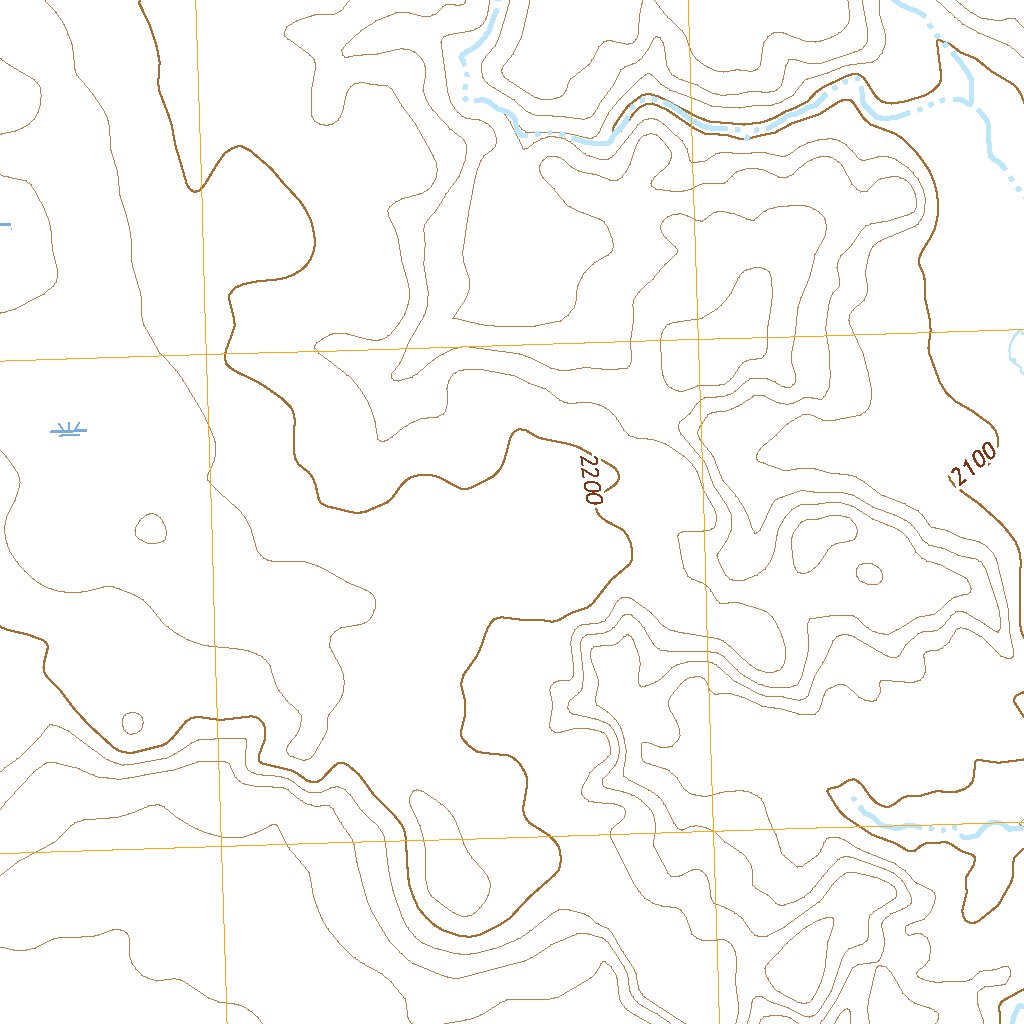 McIntosh SW, SD (2021, 24000Scale) Map by United States Geological