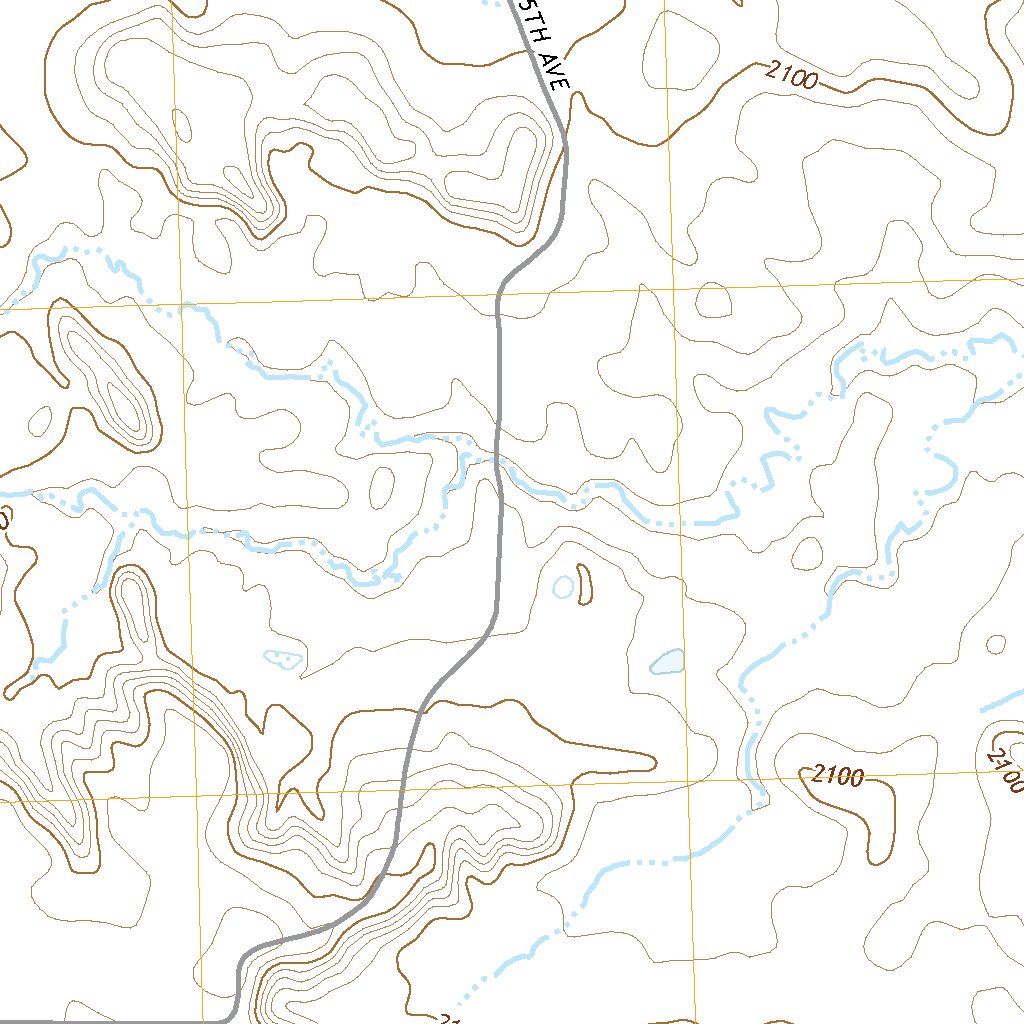 McIntosh SW, SD (2021, 24000Scale) Map by United States Geological