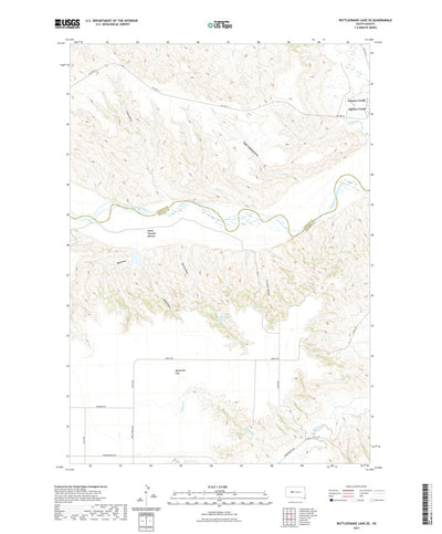 Rattlesnake Lake SE, SD (2021, 24000-Scale) Preview 1