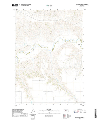 Rattlesnake Lake SW, SD (2021, 24000-Scale) Preview 1