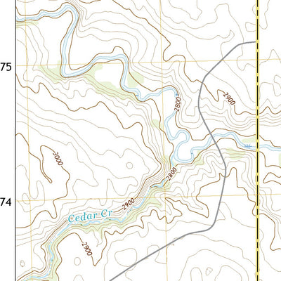 Spring Creek SW, SD (2021, 24000-Scale) Preview 3
