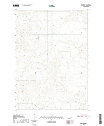 White River SE, SD (2021, 24000-Scale) Preview 1