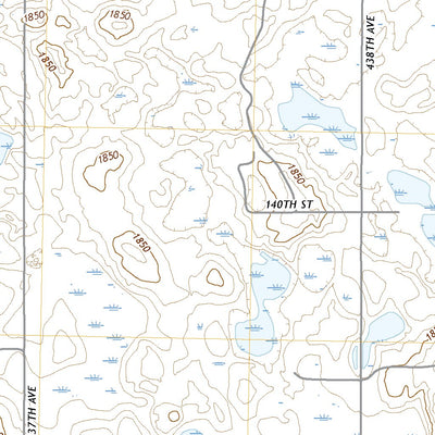 Waubay SW, SD (2021, 24000-Scale) Preview 3