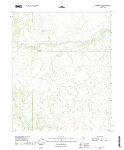 Santa Rosa Lake SW, TX (2022, 24000-Scale) Preview 1