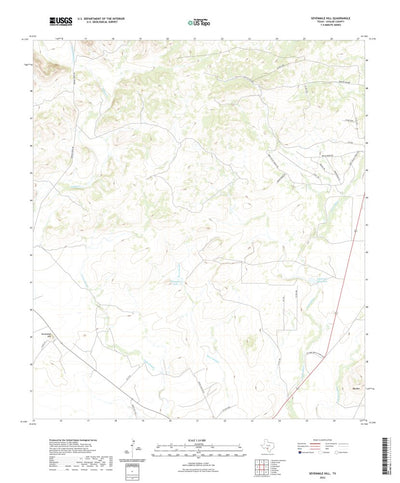 Sevenmile Hill, TX (2022, 24000-Scale) Preview 1