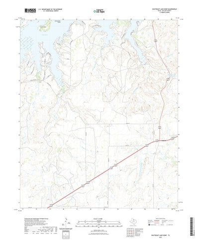 Southeast Lake Kemp, TX (2022, 24000-Scale) Preview 1