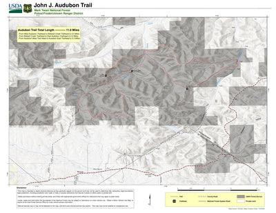 Mark Twain National Forest - Audubon Trail Map